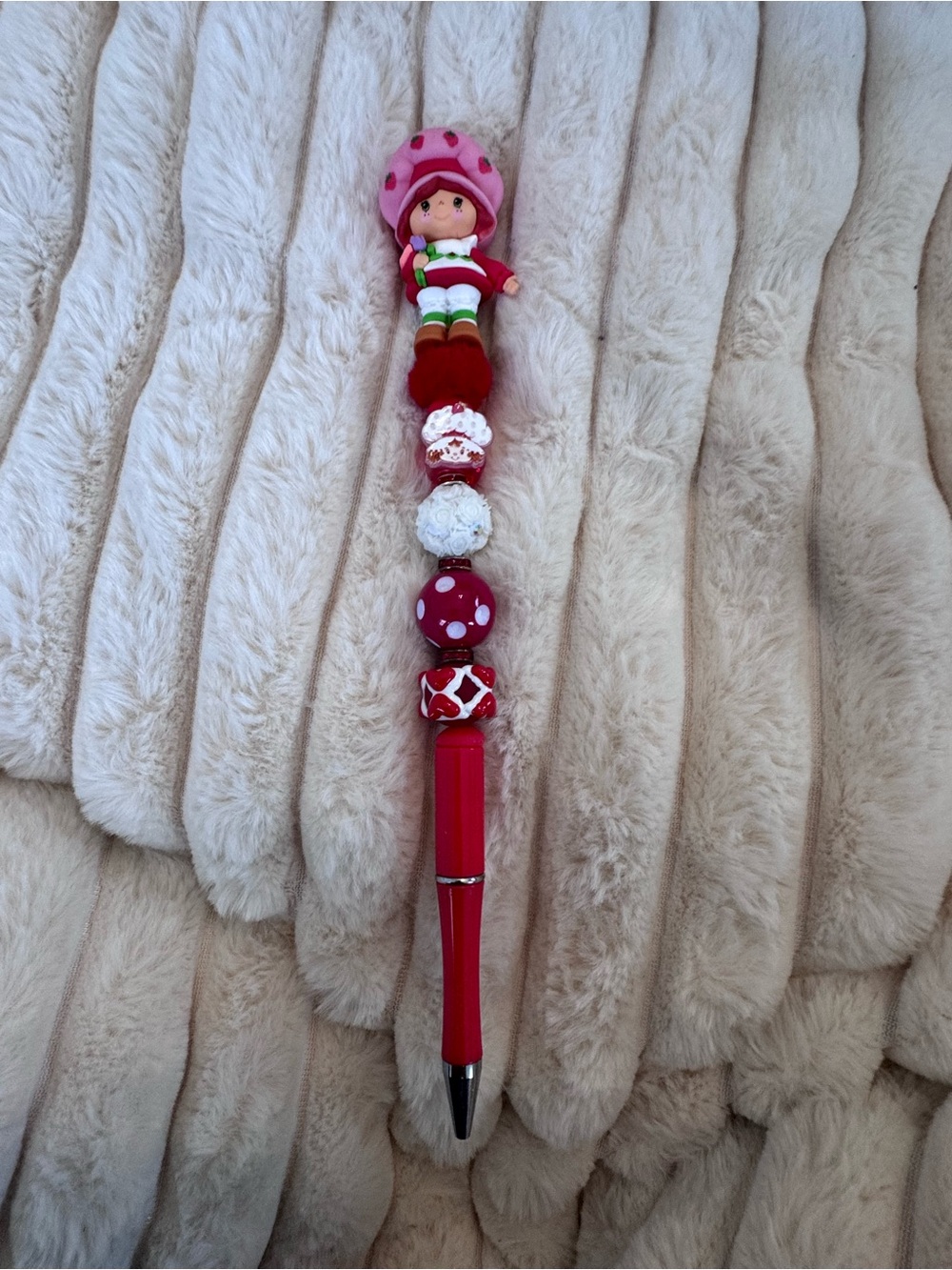 Strawberry shortcake Bead Pen !